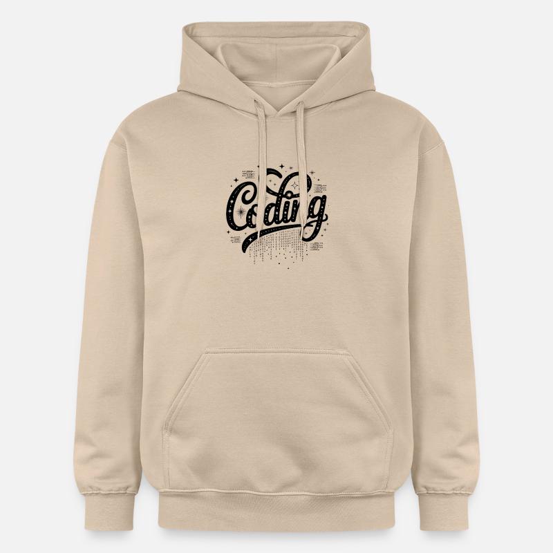 Codierung – Cooles Technologiedesign - Gildan Unisex Softstyle® Midweight Hoodie - Sand