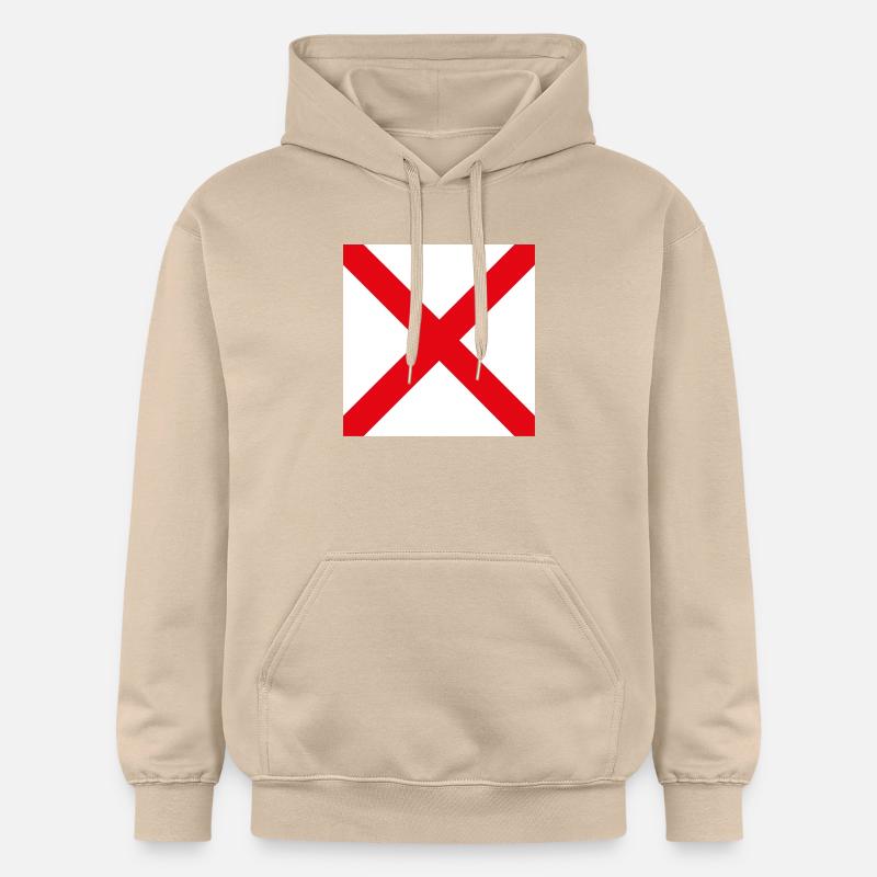 I_Require_Assistance_Flag - Sweat à capuche Softstyle® Gildan Unisexe - jaune sable