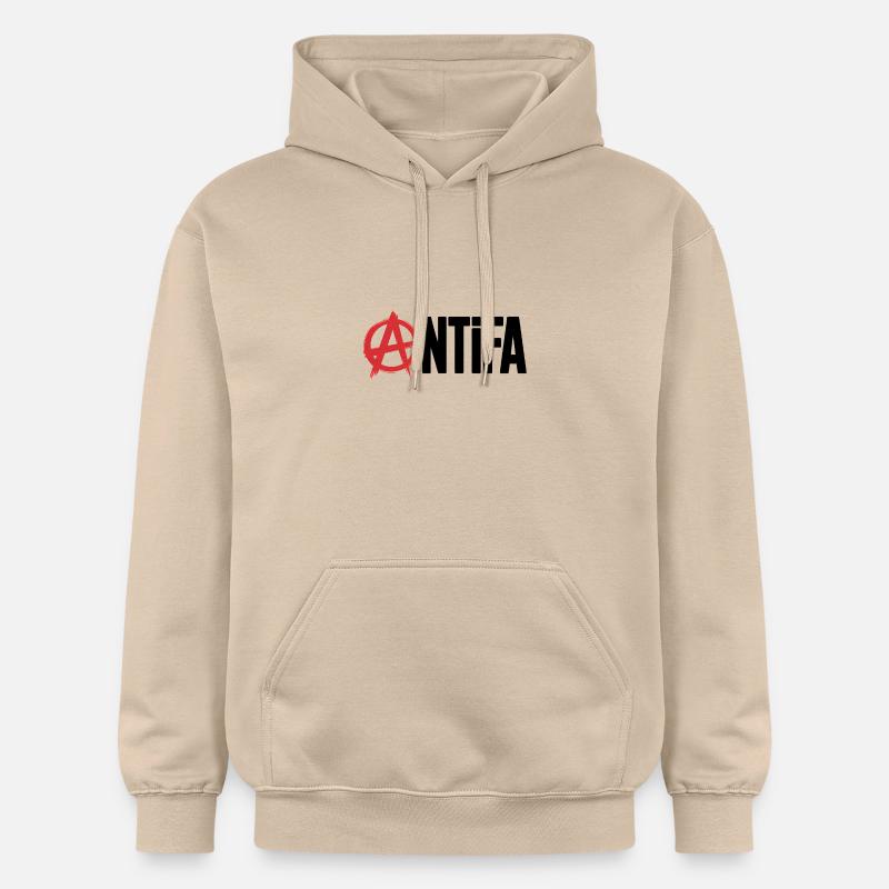 Anarchy Antifa - Antifascistes Tee - Sweat à capuche Softstyle® Gildan Unisexe - jaune sable