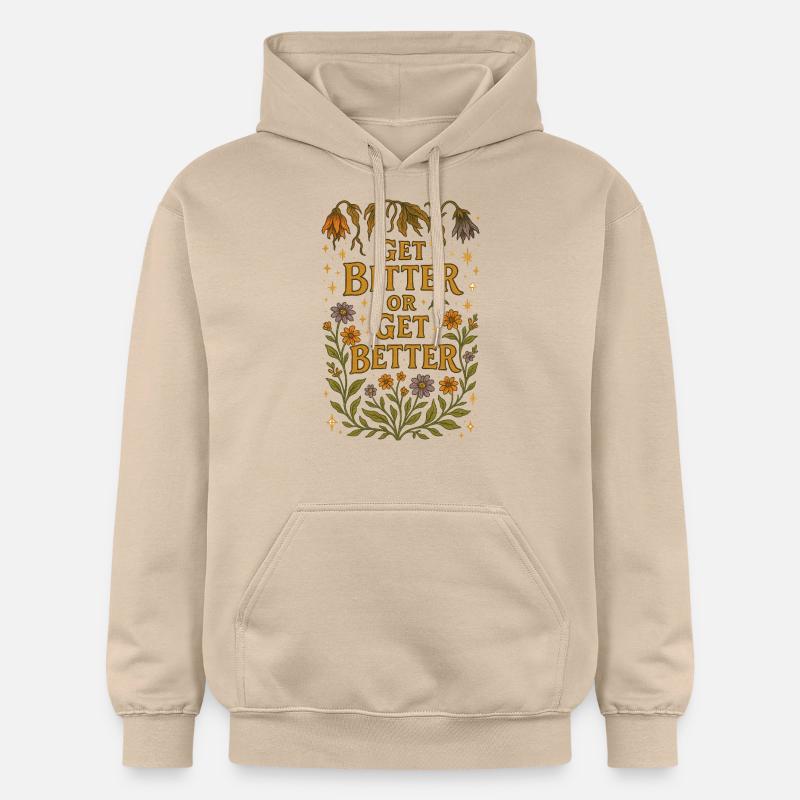 Werde bitter oder werde besser - Gildan Unisex Softstyle® Midweight Hoodie - Sand