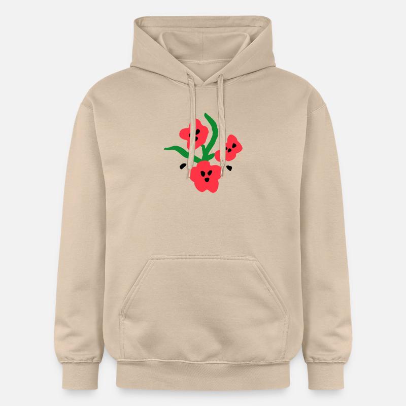 T-shirt à fleurs vibrantes - Sweat à capuche Softstyle® Gildan Unisexe - jaune sable