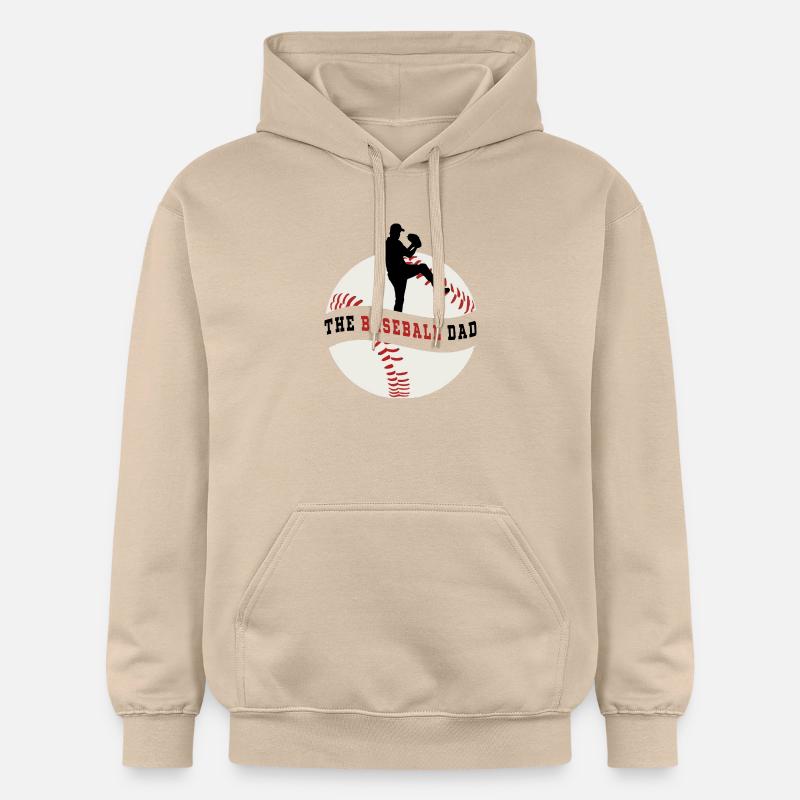 The Baseball Dad - Sweat à capuche Softstyle® Gildan Unisexe - jaune sable