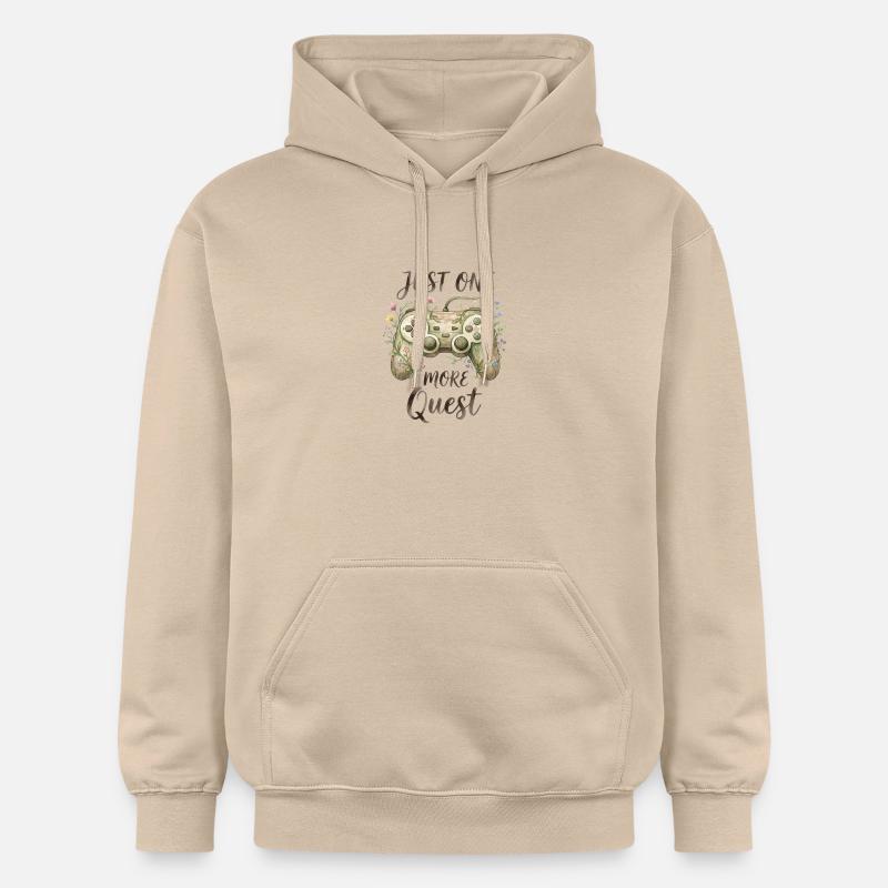 Nur noch eine Quest Botanischer Controller - Gildan Unisex Softstyle® Midweight Hoodie - Sand