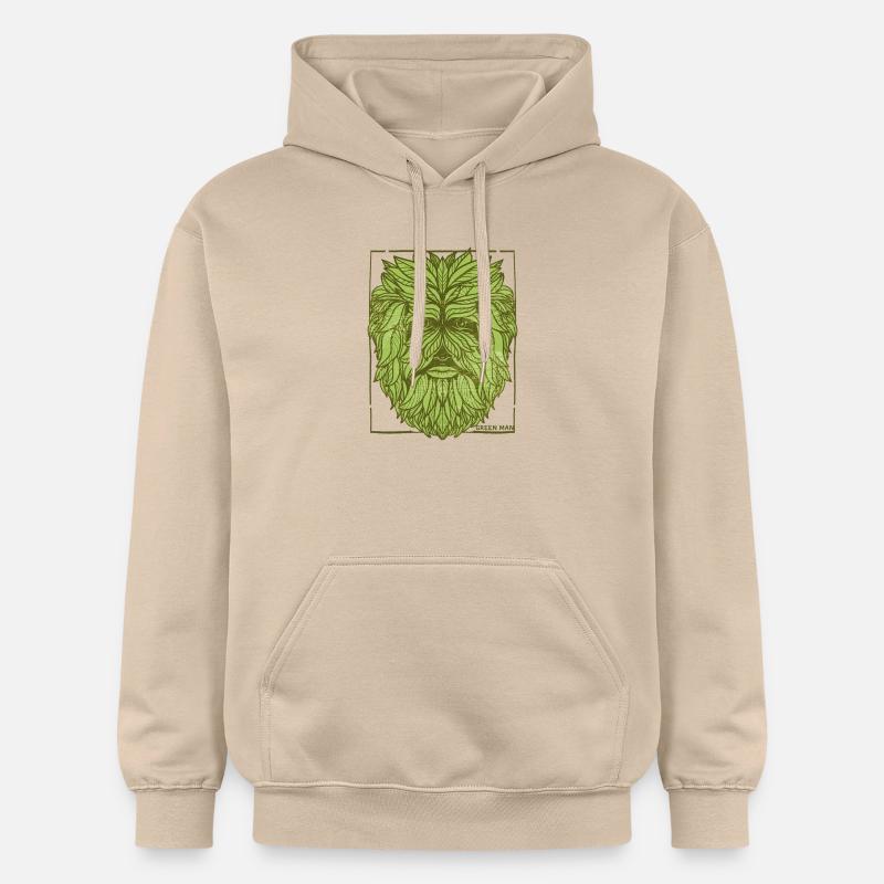 Conception de visage d'arbre mystique - Sweat à capuche Softstyle® Gildan Unisexe - jaune sable