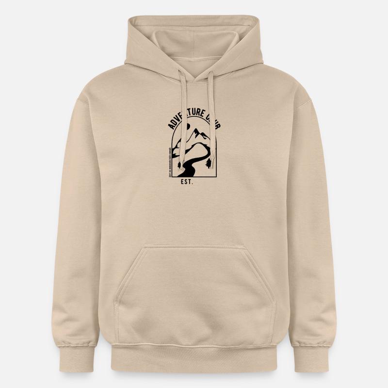 L’aventure d’Alin - Sweat à capuche Softstyle® Gildan Unisexe - jaune sable