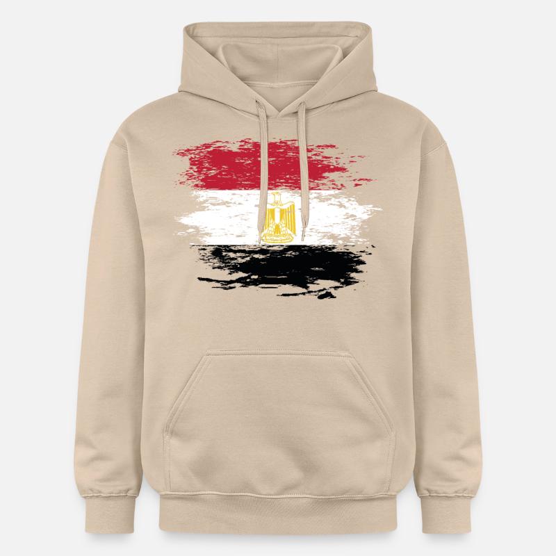 Drapeau égyptien utilisé - Sweat à capuche Softstyle® Gildan Unisexe - jaune sable