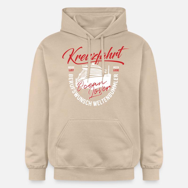 Croisière – AIDA Ocean Lover - Sweat à capuche Softstyle® Gildan Unisexe - jaune sable
