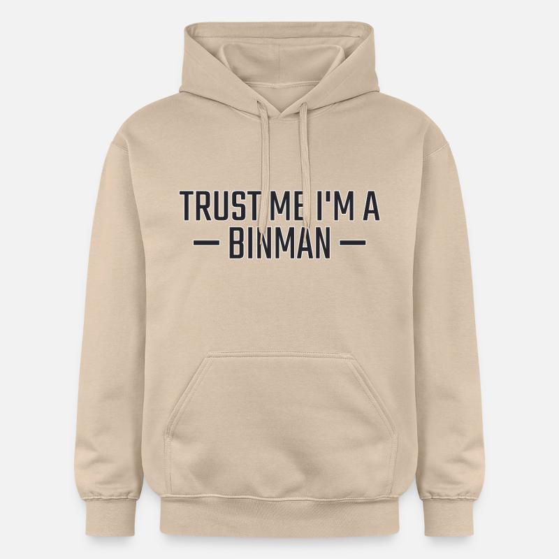 Binman Fais-moi confiance - Sweat à capuche Softstyle® Gildan Unisexe - jaune sable