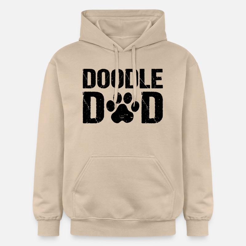 Doodle Papa Doodle Chiens - Sweat à capuche Softstyle® Gildan Unisexe - jaune sable