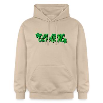 El Patrone one - Gildan Unisex Softstyle® Midweight Hoodie - Sand - Vorne - Liana (172cm) & Jaron (178cm)