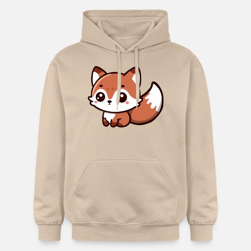 Fluffy Delight : Charme Chibi Fox - Sweat à capuche Softstyle® Gildan Unisexe - jaune sable