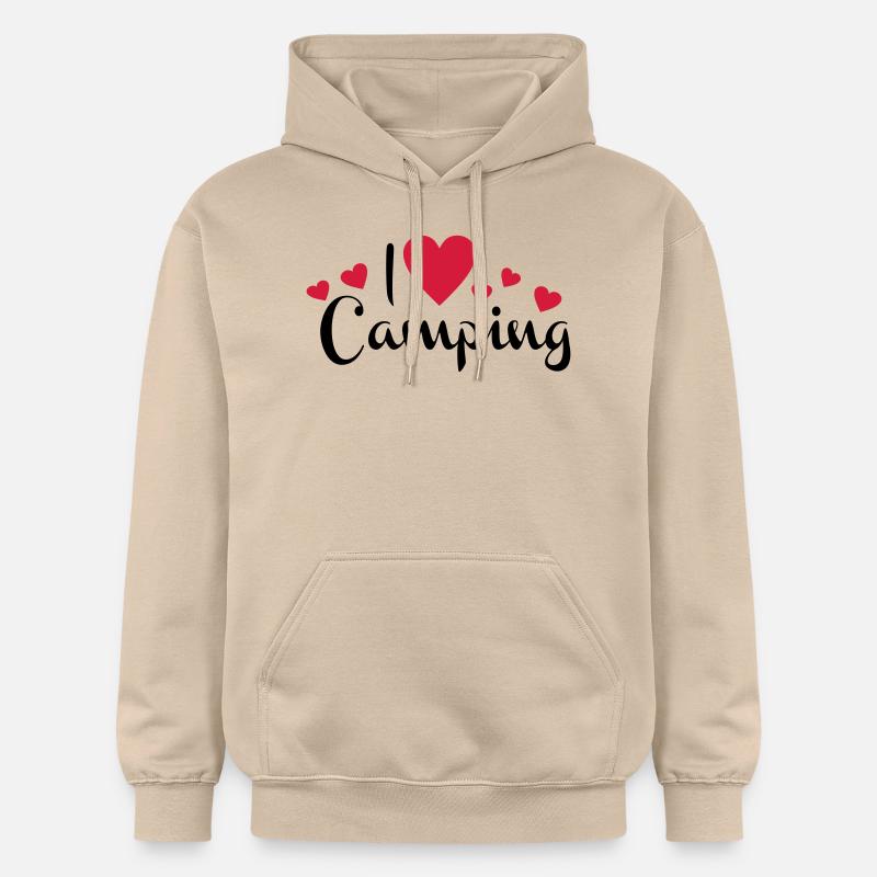 2541614 113588020 camping - Sweat à capuche Softstyle® Gildan Unisexe - jaune sable