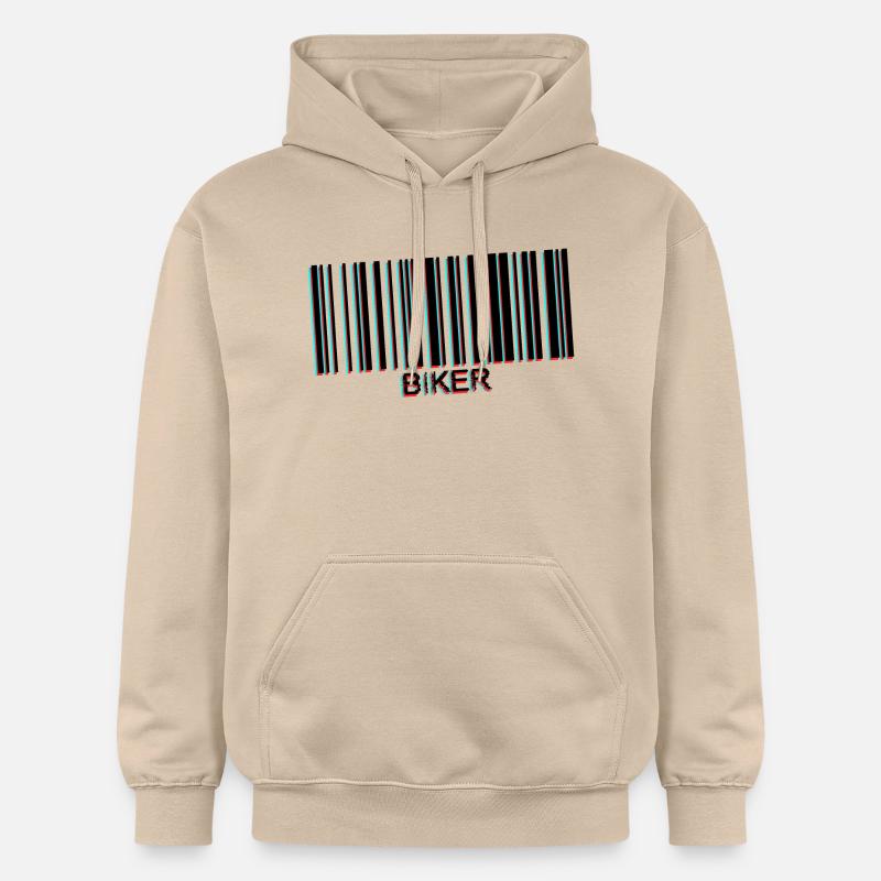 code barre biker - Sweat à capuche Softstyle® Gildan Unisexe - jaune sable