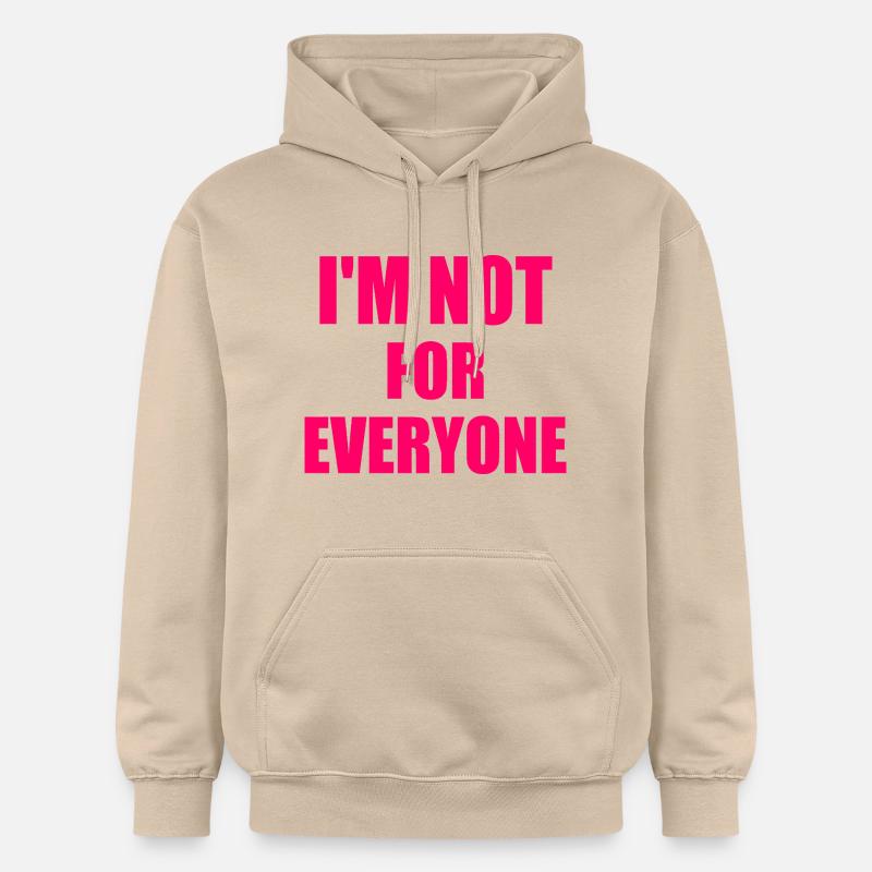 i'm not for everyone - Sweat à capuche Softstyle® Gildan Unisexe - jaune sable
