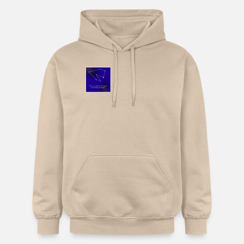 Constellation queer - Sweat à capuche Softstyle® Gildan Unisexe - jaune sable