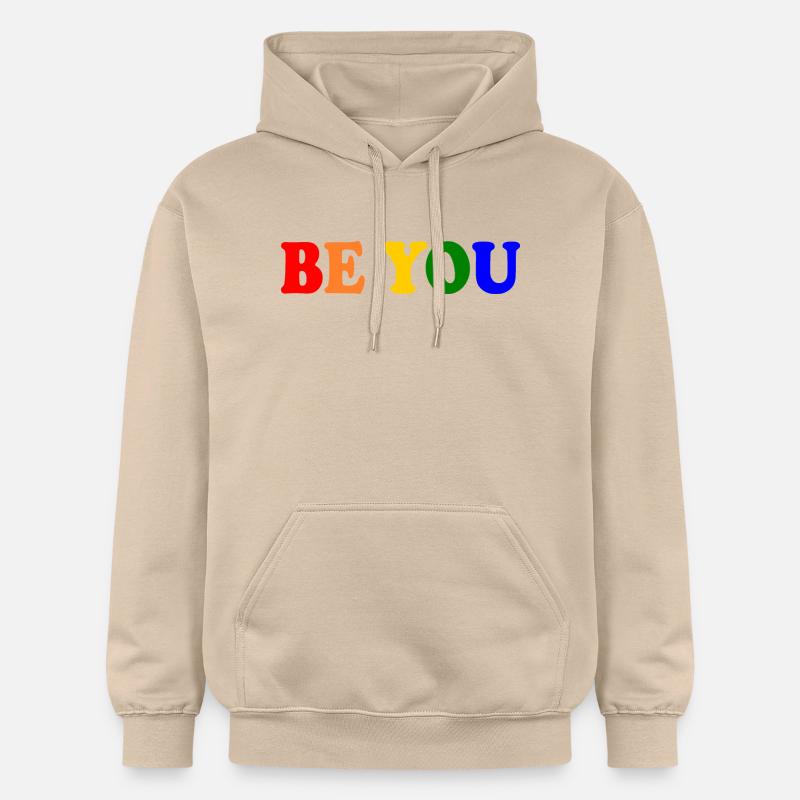 Be you - Sweat à capuche Softstyle® Gildan Unisexe - jaune sable