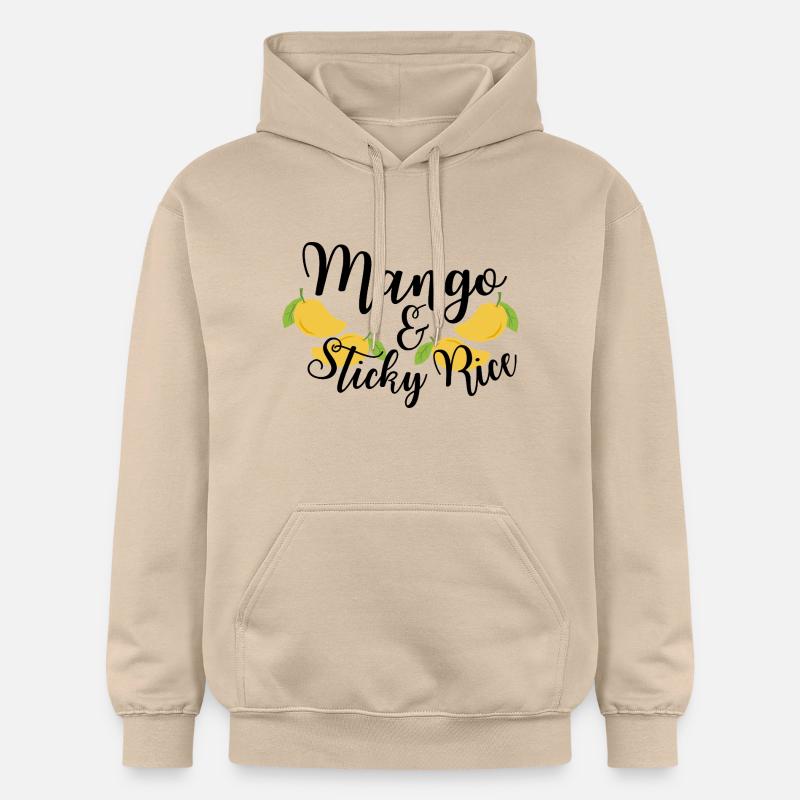Mangue et riz gluant - Sweat à capuche Softstyle® Gildan Unisexe - jaune sable