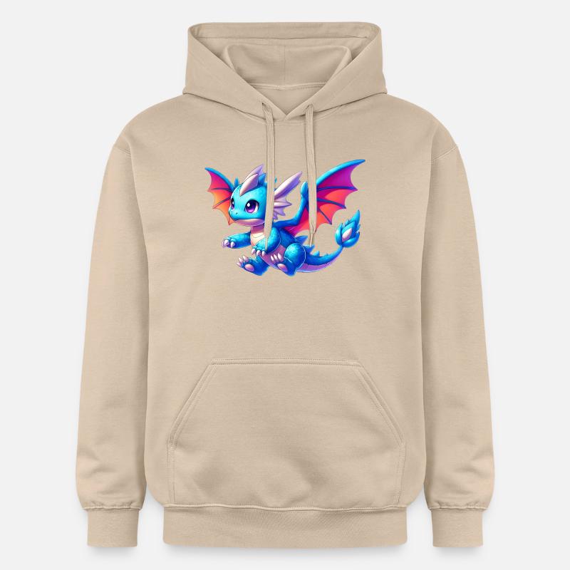 Dragon - Sweat à capuche Softstyle® Gildan Unisexe - jaune sable