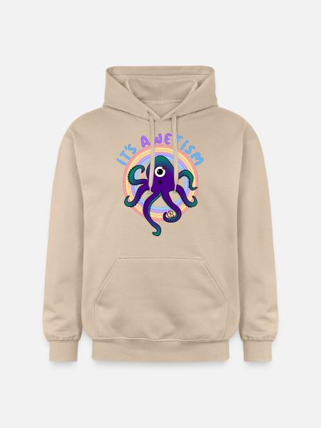 Awesome With Autism - Gildan Unisex Softstyle® Midweight Hoodie - sand