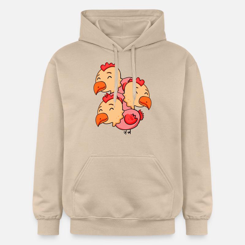 Poulets mignons - Poulet - Sweat à capuche Softstyle® Gildan Unisexe - jaune sable