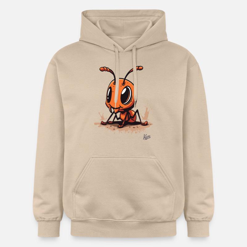 Mignon petit bébé fourmi - Sweat à capuche Softstyle® Gildan Unisexe - jaune sable