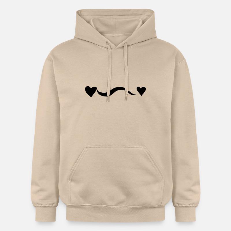 Heart Line Wave Hearts - Sweat à capuche Softstyle® Gildan Unisexe - jaune sable