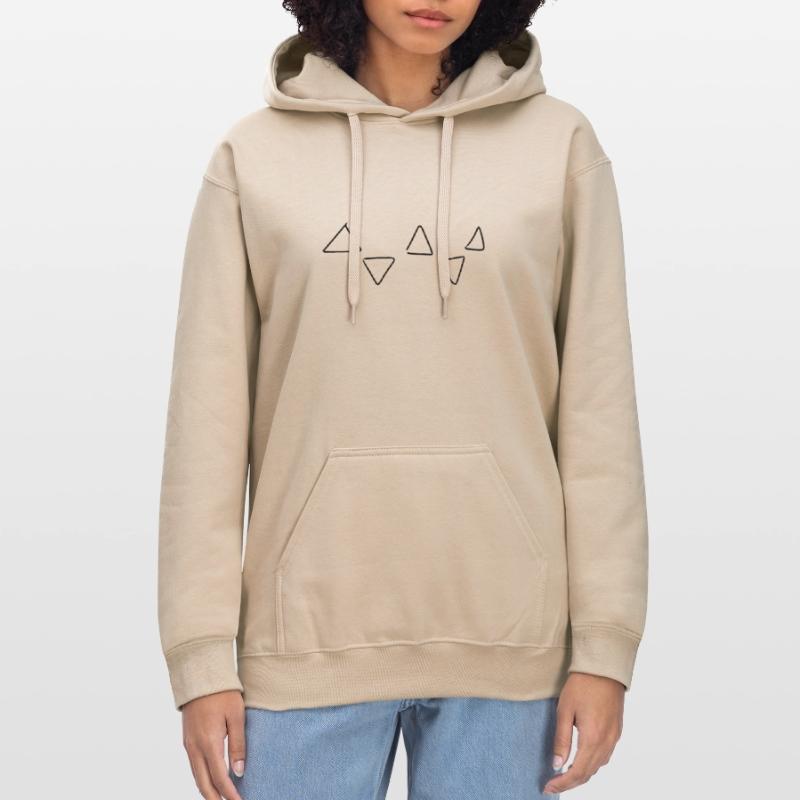 Triangular pattern Gildan Unisex Softstyle® Midweight Hoodie