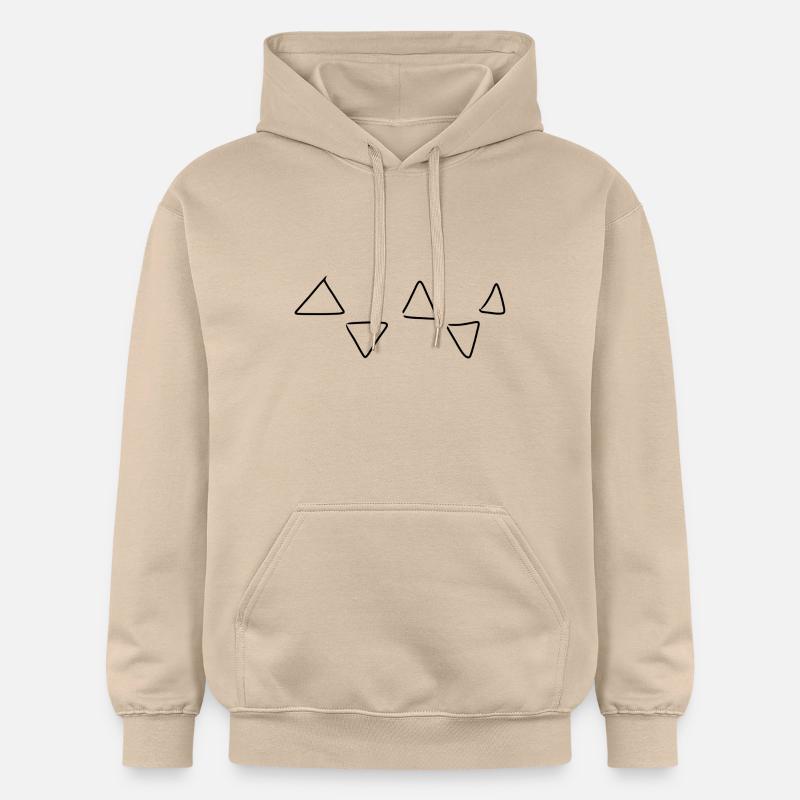 Triangular pattern - Gildan Unisex Softstyle® Midweight Hoodie - sand