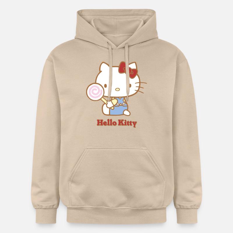 Hello Kitty Mit Einem Lollipop - Gildan Unisex Softstyle® Midweight Hoodie - Sand