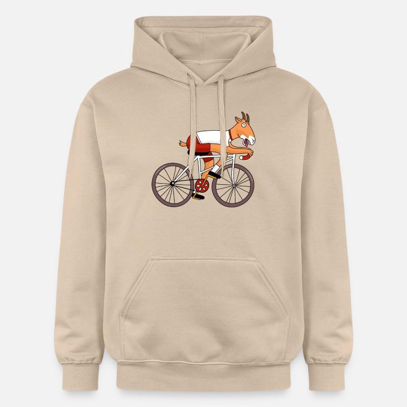 Chèvre à vélo - Sweat à capuche Softstyle® Gildan Unisexe - jaune sable