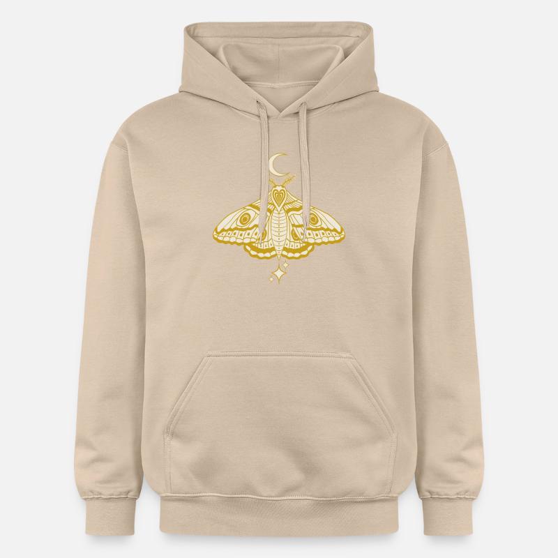 Sorcière Mignon Papillon Céleste - Sweat à capuche Softstyle® Gildan Unisexe - jaune sable