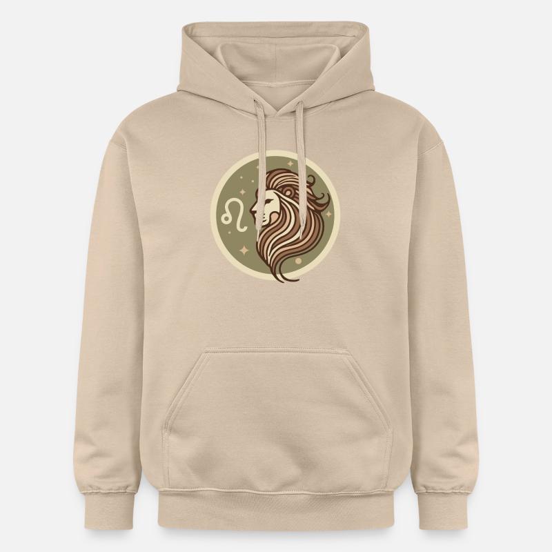 Design « Majesté dorée » - Sweat à capuche Softstyle® Gildan Unisexe - jaune sable