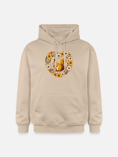 Red Squirrel - Gildan Unisex Softstyle® Midweight Hoodie - sand