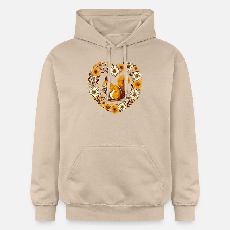 Écureuil roux - Sweat à capuche Softstyle® Gildan Unisexe - jaune sable