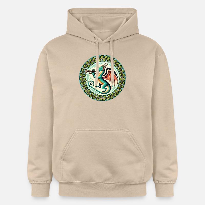 Dragon trompette - Sweat à capuche Softstyle® Gildan Unisexe - jaune sable