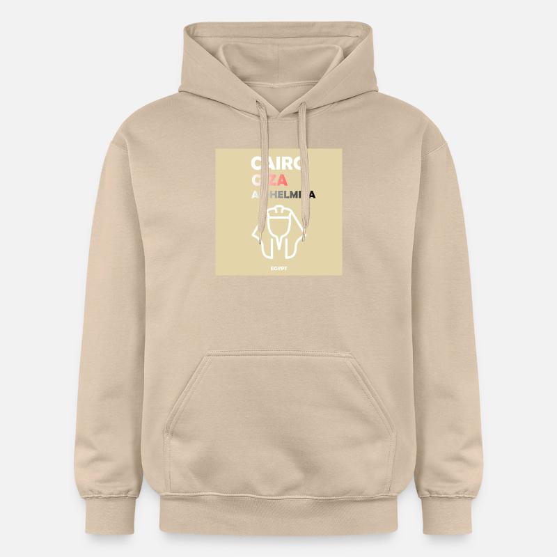 Le Caire, Égypte - Sweat à capuche Softstyle® Gildan Unisexe - jaune sable