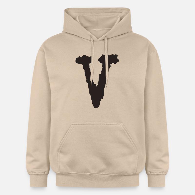 V - Sweat à capuche Softstyle® Gildan Unisexe - jaune sable