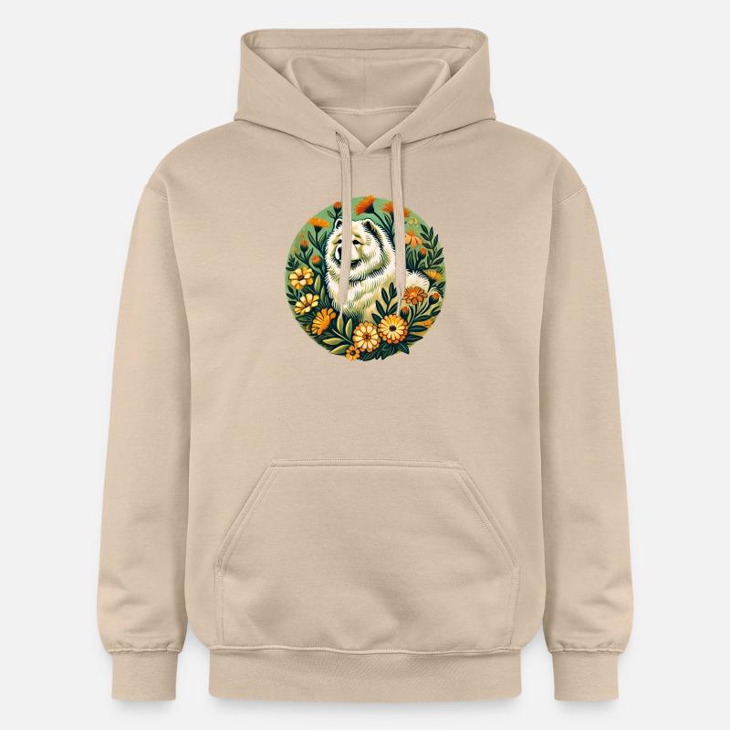 Chow Chow Spring - Sweat à capuche Softstyle® Gildan Unisexe - jaune sable