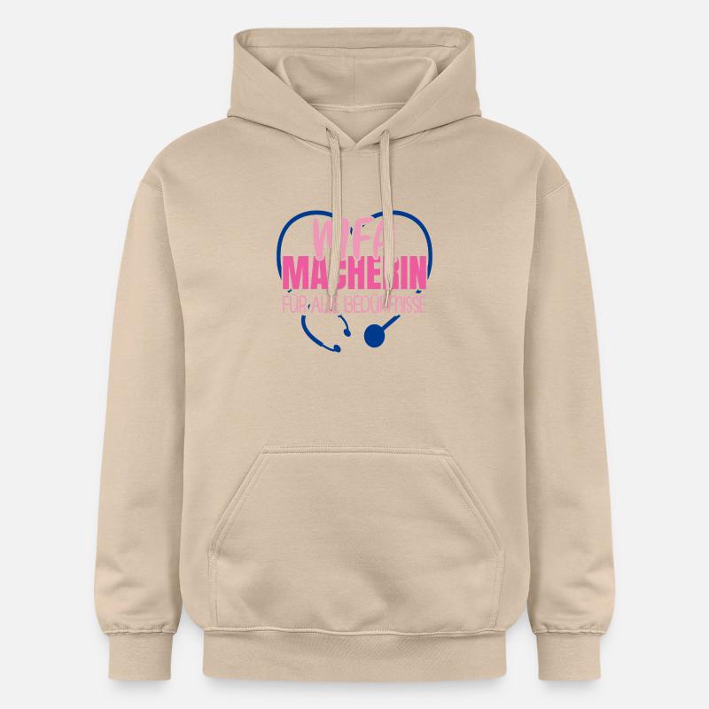 Assistant médical MFA Doer - Sweat à capuche Softstyle® Gildan Unisexe - jaune sable