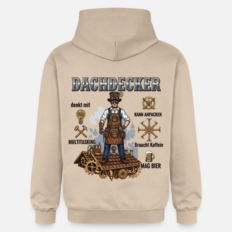 Le couvreur steampunk - Sweat à capuche Softstyle® Gildan Unisexe - jaune sable