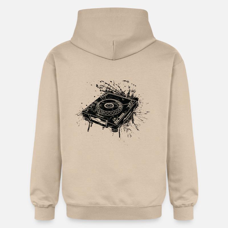 CDJ 1000 Graffiti DJ - Sweat à capuche Softstyle® Gildan Unisexe - jaune sable