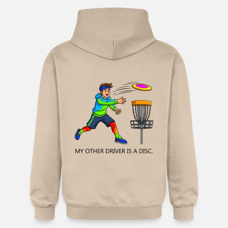 Lecteur de disc golf - Sweat à capuche Softstyle® Gildan Unisexe - jaune sable