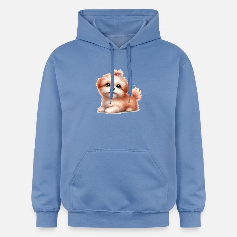 Süßer Hund - Gildan Unisex Softstyle® Midweight Hoodie - Carolina Blue