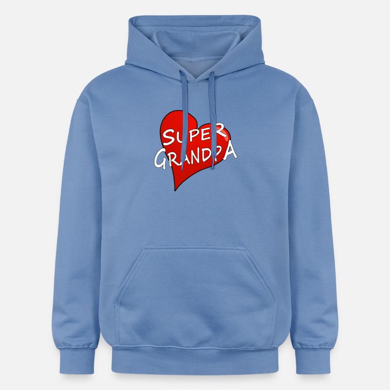 SUPER PAPI - Sweat à capuche Softstyle® Gildan Unisexe - carolina blue