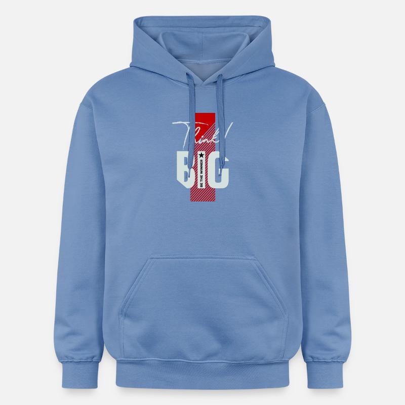 Think big! - Sweat à capuche Softstyle® Gildan Unisexe - carolina blue