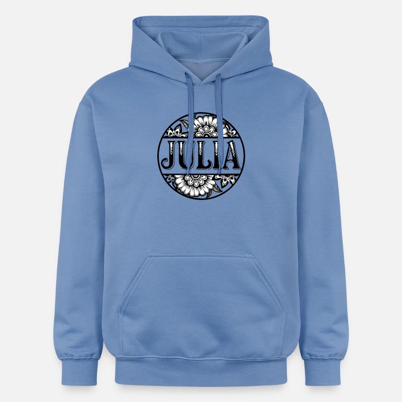 Conception de la chemise Julia - Sweat à capuche Softstyle® Gildan Unisexe - carolina blue