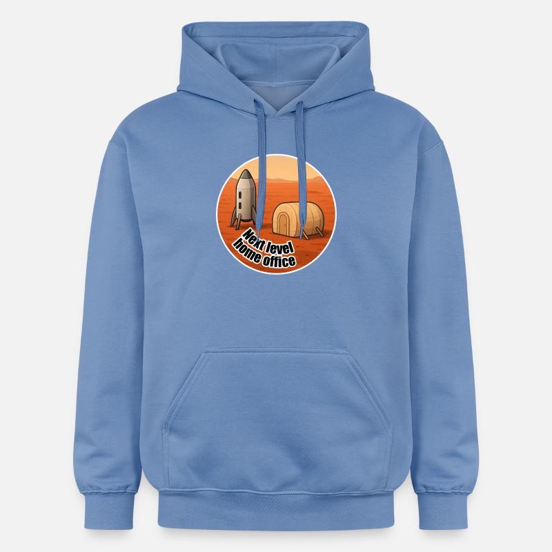 Mars Next Level Home Office - Gildan Unisex Softstyle® Midweight Hoodie - Carolina Blue