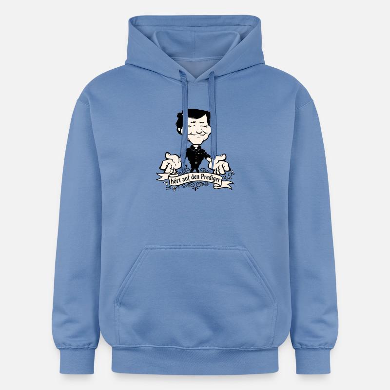 Écoutez le prédicateur - Sweat à capuche Softstyle® Gildan Unisexe - carolina blue