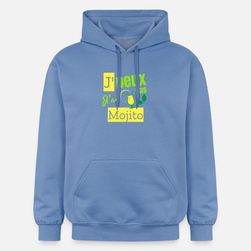 Je peux pas j’ai mojito - Sweat à capuche Softstyle® Gildan Unisexe - carolina blue