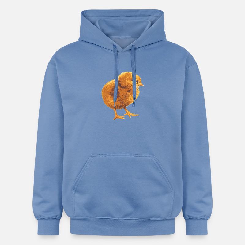 Fans de poulets - - Coq - Poussins - Sweat à capuche Softstyle® Gildan Unisexe - carolina blue